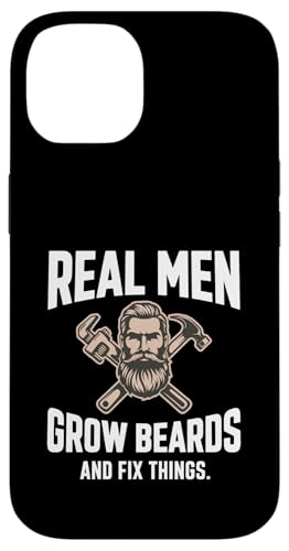 Real Men Grow Beards And Fix Things �E �X�}�z�P�[�X iPhone 14 �p