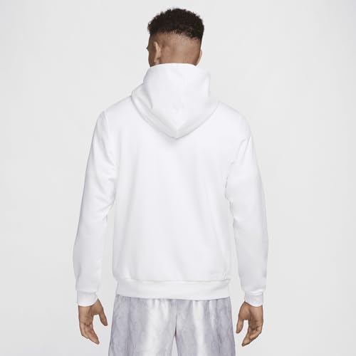 Nike Kobe Men's Dri-FIT Pullover Basketball Hoodie (HF0066-100, White/Summit White)2