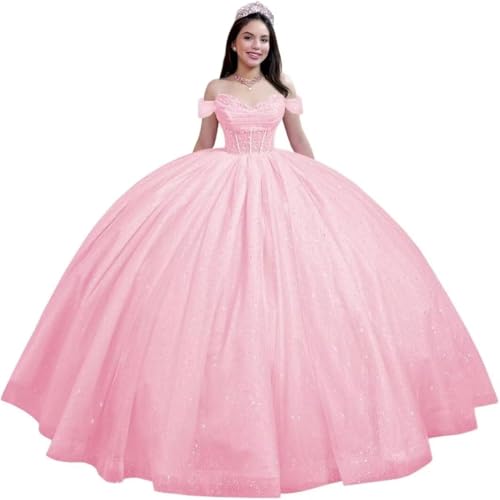 Robe Quinceanera épaules dénudées ajustables avec grand nœud MT016