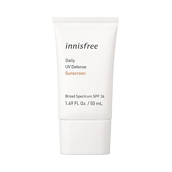 innisfree Daily UV Defense Sunscreen Broad Spectrum SPF 36 Face Lotion, 1.69 Fl Oz (Pack of 1)