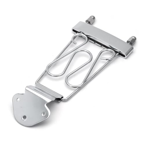 ZZRLQJ Guitar Bridge,Hollowbody Electric Guitar String Bridge, Fits LP Style Guitars, Adjustable Tension Plate