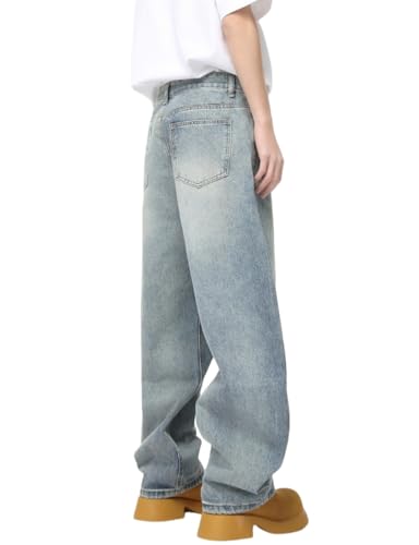 MAEHARRT Barrel Baggy Jeans for Women Men Wide Leg Low Rise Jeans Loose Oversized Boyfriend Pants Aesthetic Clothes2