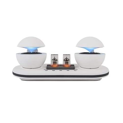 Tubo de Altavoz Bluetooth, Sonido estéreo, Soporte de Caja AUX Phono, luz de Ambiente de Escritorio for Audio en casa (Color : with DC12V US Plug, Size : 1SIZE)