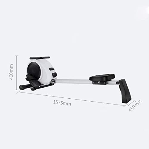 Image of Magnetic Rowing Machine 220 LB Weight Capacity Comfortable Seat Cushion /Rowing Machines for Home Use (White)