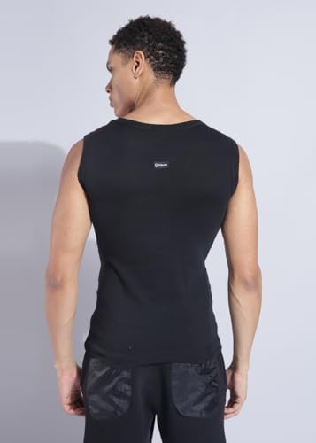 Image of Dollar Bigboss Men's Solid Cotton Gym Vest (Colour May Vary)