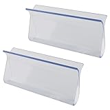 ZZLZX Roller Shade Hardware Hem Grip 2PCS Roller Blind Sunshade Lifting Clip, Hem Handle Lever, R Type Lifting Clamp, Pull Shade Grips for Window Blinds Rolling Curtain Accessories Clear