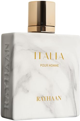Rayhaan Italia For Men Edp 100 Ml, Perfume De Lujo Para Hombre, Diseño De Mármol Blanco, Fragancia Premium Con Caja De Regalo Rayhaan Italia For Men Edp 100 Ml, Perfume De Lujo Para Hombre, Diseño De Mármol Blanco, Fragancia Premium Con Caja De Regalo