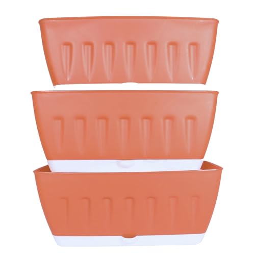 See full amazon price history chart for Hug A Plant | Khidki Rectangle 36CM Selfwatering Window Planter for Home Gardening | Lawns and Gardens | Flower Pots for Home Balcony Garden (Terracotta, Pack of 3) Hug A Plant | Khidki Rectangle 36CM Selfwatering Window Planter for Home Gardening | Lawns and Gardens | Flower Pots for Home Balcony Garden (Terracotta, Pack of 3) (B0CLDGT4XW) Amazon Price History, Amazon Price Tracker