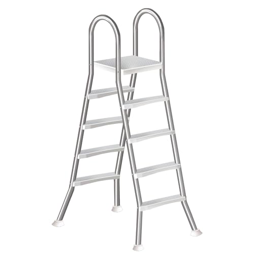 Escalera de piscina 4 peldaños acero inoxidable 304 miniatura 2