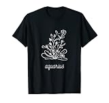 Constellation de fleurs Verseau Homme ou Femme T-Shirt