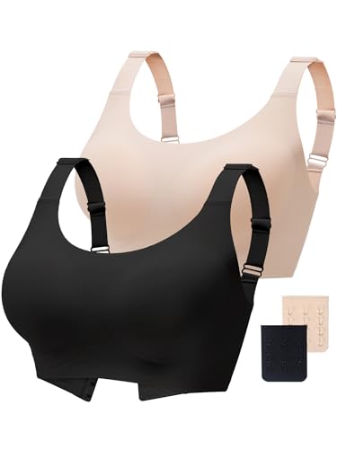 Image of Gailife Womens Wireless Push Up Bras for Women No Underwire Seamless Full Coverage Supportive T Shirt Everyday Bras