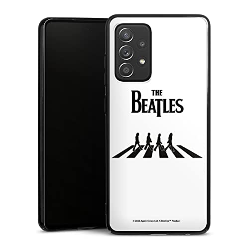DeinDesign Coque Compatible avec Samsung Galaxy A52 5G Étui Housse The Beatles Abbey Road Musique - Les Beatles, Paul McCartney, John Lennon, RIngo Starr, George Harrison DeinDesign Coque Compatible avec Samsung Galaxy A52 5G Étui Housse The Beatles Abbey Road Musique
