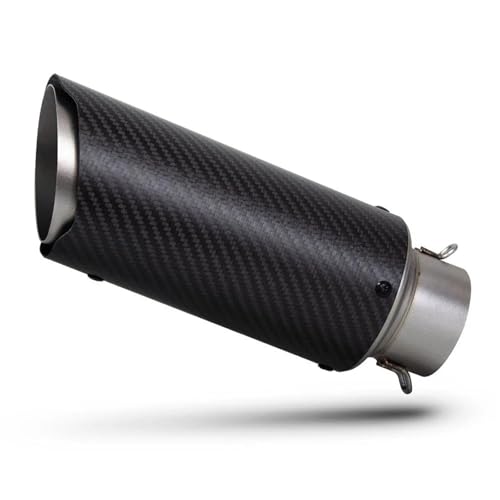 Pot d'échappement carbone 60mm universel pour optimiser la sonorité sur Ducati Panigale V4