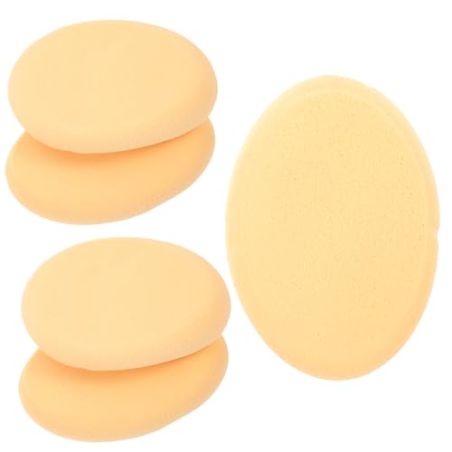 Ipetboom 5Pcs Soft Oval Makeup for Wet and Dry Use Gentle Cosmetic Beauty Applicators for Blending and Application Present for Friends and Family