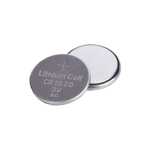 Pila de botón CR1620 3V, 2 Unidades, Ideal para Dispositivos electrónicos, Relojes y Juguetes.