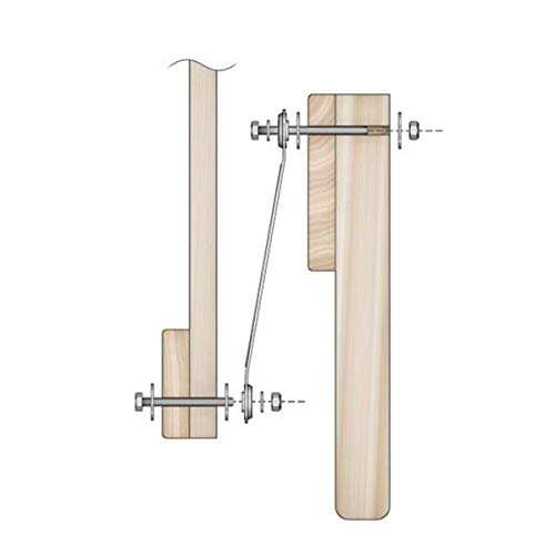Project Patio Glider Bracket Rocker Arm Hardware Repair Kit - 9" Length - 4 Pack - Made in The USA