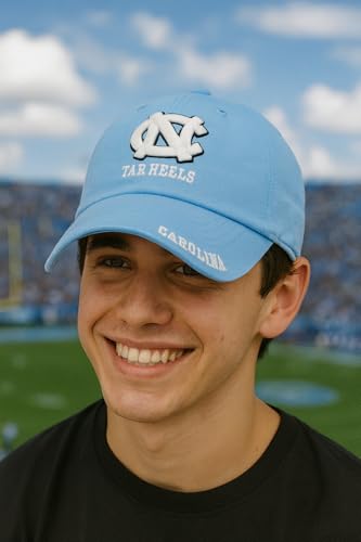 Gorra ajustable oficial UNC Tar Heels azul miniatura 3