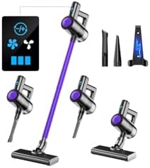（09:00時点） 掃除機 コードレス 【2026革新版登場!45000Pa超強力吸引・45分連続稼働】LED液晶ディスプレイ 壁掛け収納＆充電 Type-C急速充電 サイクロン コードレス掃除機 2段吸引力 スティッククリーナー ハンディークリーナー そうじき 車用そうじき HEPA多重濾過 多種類ノズル ワンタッチゴミ捨て 省エネ 一人暮らし 車用 家庭用 プレゼント