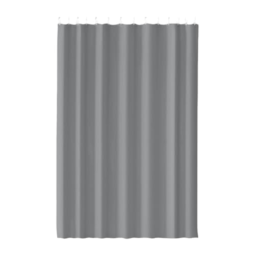 Bathroom Shower Curtain, 71 * 79 Inch Waterproof Quick-Dry Machine Washable Reusable Modern Shower Curtain with Hooks,Easy Installation Multi-Scenario Applicable Long Shower Curtains,Grey - image 1