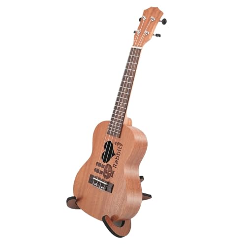 模様が刻まれた26インチのハワイアン4弦ギター ウクレレセット