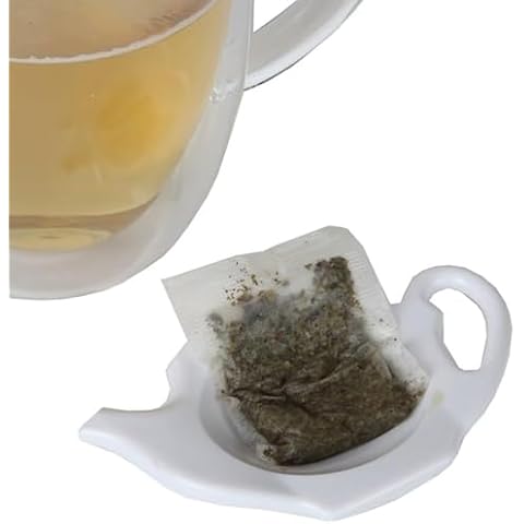 Home-X Tea Bag Holder Dishes Set of 4 Cover