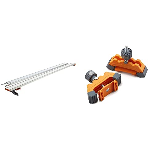 Bora 100" Ngx Clamp Edge, Straight Cut Guide & Track Clamps, Securely Cut Any Angle With Wtx And Ngx Clamp Edge Systems, Saw Guide Accessory For Woodworking, Carpentry, Diy, Two-Pack, 542011 #TOP7