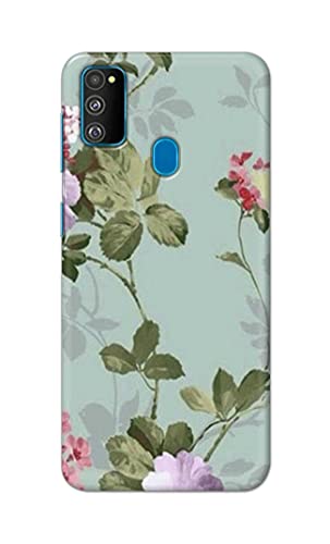 Image of Printed Hard Back Cover Case for Samsung Galaxy M30s Back Cover (Floral Painting) -702