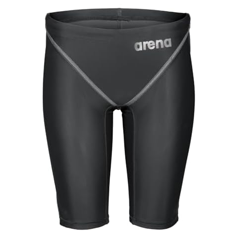 ARENA Boys' Standard Racing Jammer Powerskin ST Next Knee Length Tech Swim Suit, Black Cover