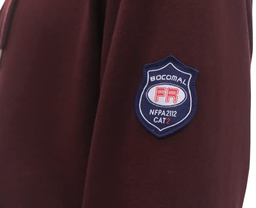 BOCOMAL FR Hoodie Pullover Idea for Summer 7.5oz Lightweight Cotton Flame Resistant Sweatshirt (Non Fleece)4