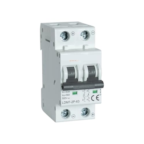 Disyuntor CC 500V 50A para sistema solar fotovoltaico residencial 1