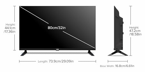 Image of VW 80 cm (32 inches) Spectra Series HD Ready Smart QLED Android TV VW32AQ3
