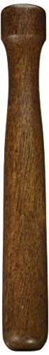 Winco Wooden Muddler, Lacquered Walnut