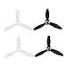 Sahkgye 4 Propeller Requisiten Ersatzteile Klingen für Papagei Bebop 2 Drone Schwarz Weiß