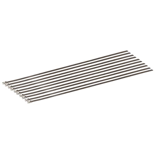Attaches de verrouillage en acier inoxydable collier échappement thermique 50,8 cm
