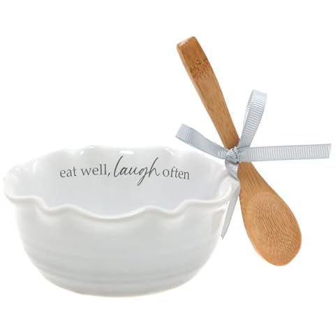 Pavilion Eat Well, Laugh Often Bowl Set Cover