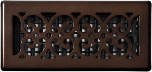 Decor Grates SPH410-RB Scroll Plated Register, Rubbed Bronze Finish, 4 x 10-Inch, 4-Inch by 10-Inch - Image 4