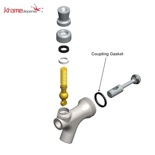 4 PACK BACK GASKETS Coupling Washers for USA-Style Draft Beer Faucet C201.07