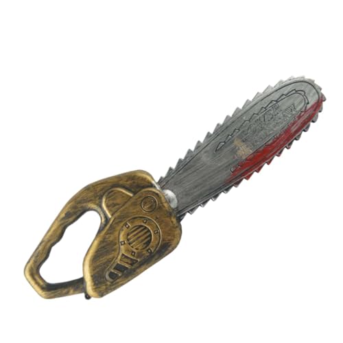 Halloween Fake Chainsaw Prop with Blood Stains, 15.8 Inch