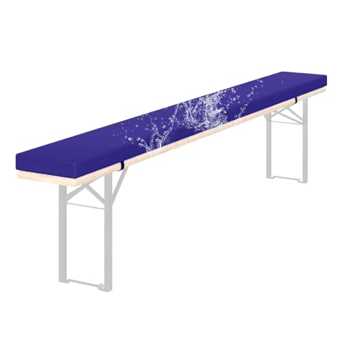 Garden Outdoor Bench Cushion - 120cm/150cm/100cm/180cm x 50cm/40cm/30cm/25cm - 2/3 Seater Indoor Non-Slip Seat Pad for Beer Bench, Patio, Long Chairs, Swings,D 17,220x30x3cm