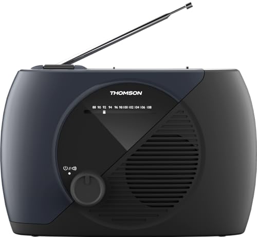 Radio Portable FM Idéale Camping et Maison THOMSON RT350 Poste Compact Bleu Noir - 5