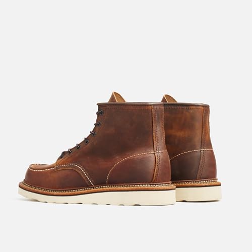 Image of Red Wing Shoes Heritage Classic Moc #1907 Men's 6-Inch Boot, Full Grain Waxed Leather, Traction Tred Wedge Sole