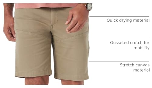 ATG by Wrangler Men's Reinforced Utility Shorts, Brindle, 42 - image 4