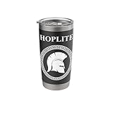 Hoplite Ancient Greek Warrior Corinthian Helmet Stainless Steel Insulated Tumbler