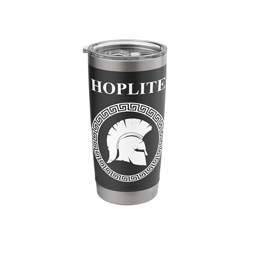 Hoplite Ancient Greek Warrior Corinthian Helmet Stainless Steel Insulated Tumbler