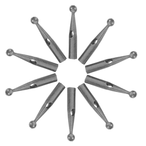 ANDRESLAD 10 Stück Metall Regenschirm Endkappen Ersatzteile Öffnung für Regenschirm Reparatur Zubehör Langlebige und Benutzerfreundliche Schirmspitzen für Klapp und Sonnenschirme