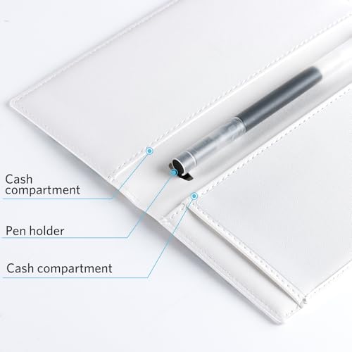 Image of CoBak Checkbook Cover for Women & Men - PU Leather Case with RFID Blocking | Classic Design Check Book Holder for Personal and Business