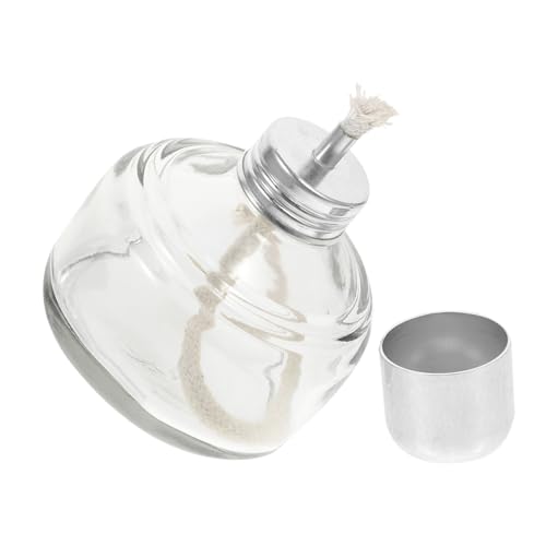 ABOOFAN Alcohol De Vidrio Con Cubierta Metálica Para Laboratorio y Camping Resistente Altas Uso Seguro