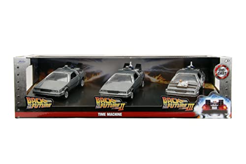 Jada Máquina del Tiempo 1:32 Pack de 3 Coches Die-Cast miniatura 2