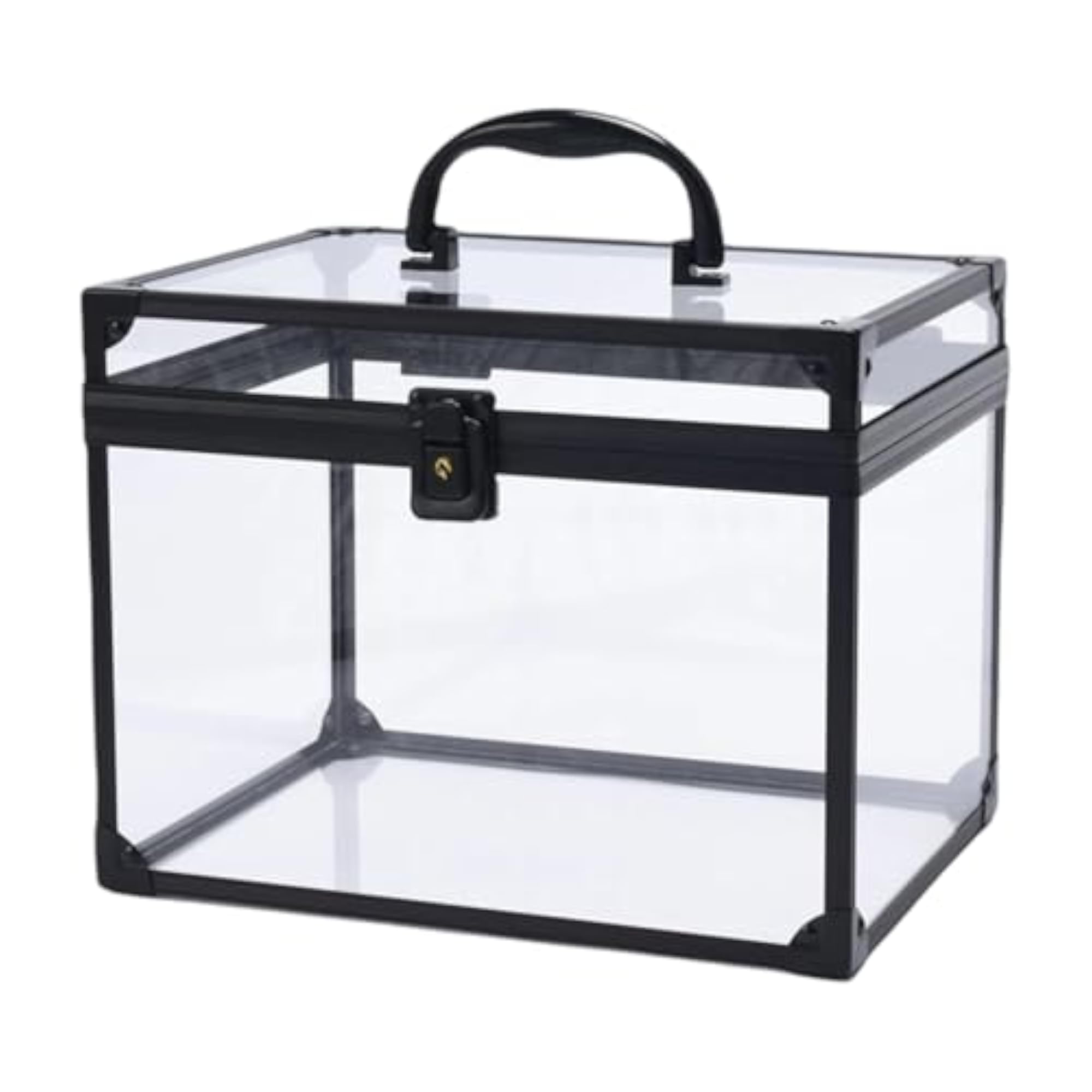 Acrylic Makeup Case Clear Crown Box