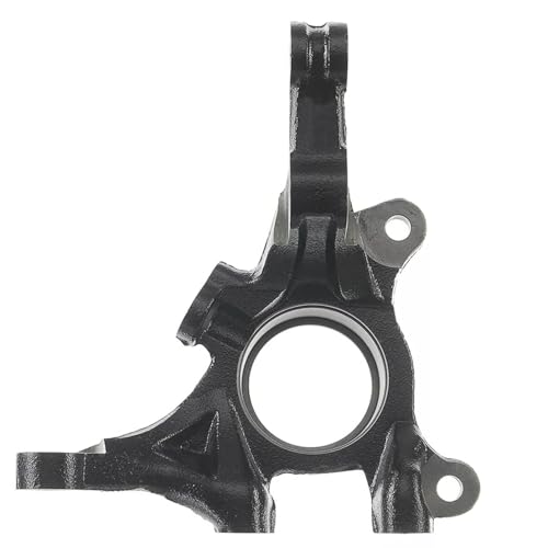 Image of Detroit Axle - Front Left Steering Knuckle for 2006 2007 2008 2009 Kia Rio Rio5, Driver Side Steering Knuckle Assembly Replacement